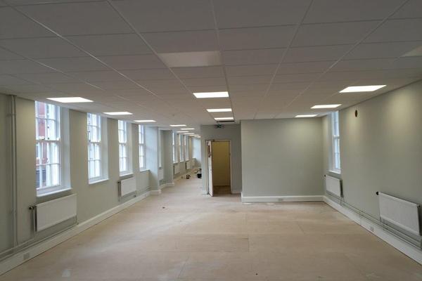 Photo 05 - decoration and ceilings completed, ready for flooring - Merchant House, York
